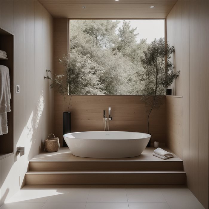 Créez une salle de bain zen avec architecture